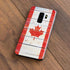 Canada Flag Light Wood Galaxy S9 Plus Skin